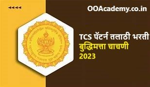 TCS पॅटर्न तलाठी भरती बुद्धिमत्ता चाचणी