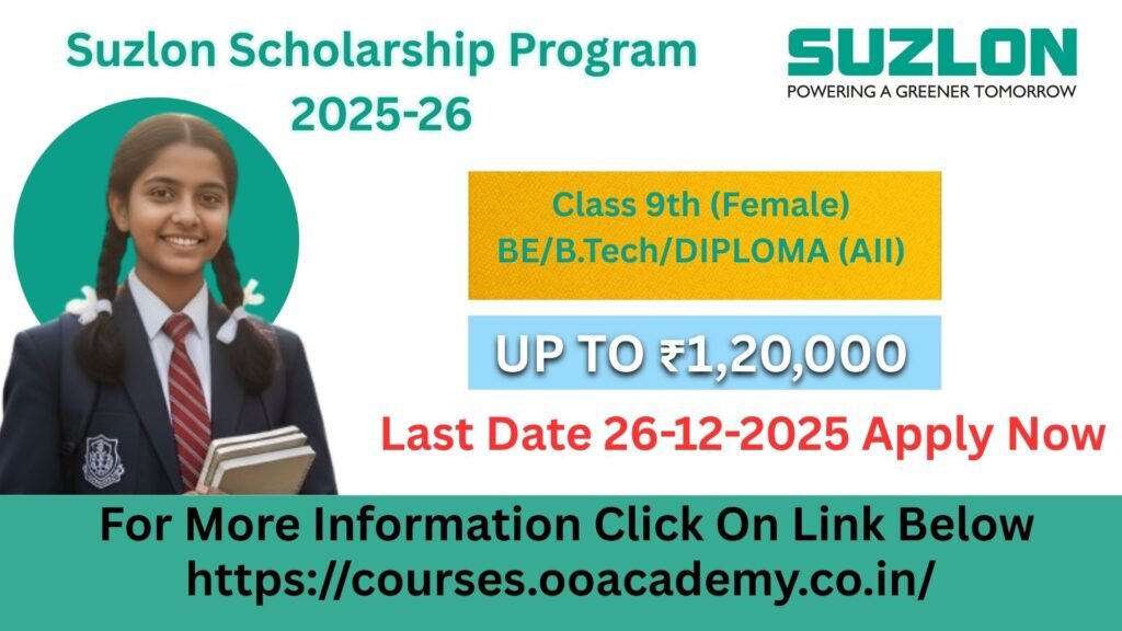 Suzlon Scholarship Program