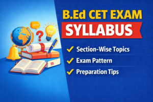 B.Ed CET Exam Syllabus PDF Download